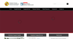 Desktop Screenshot of charlestonsurgicalhospital.com